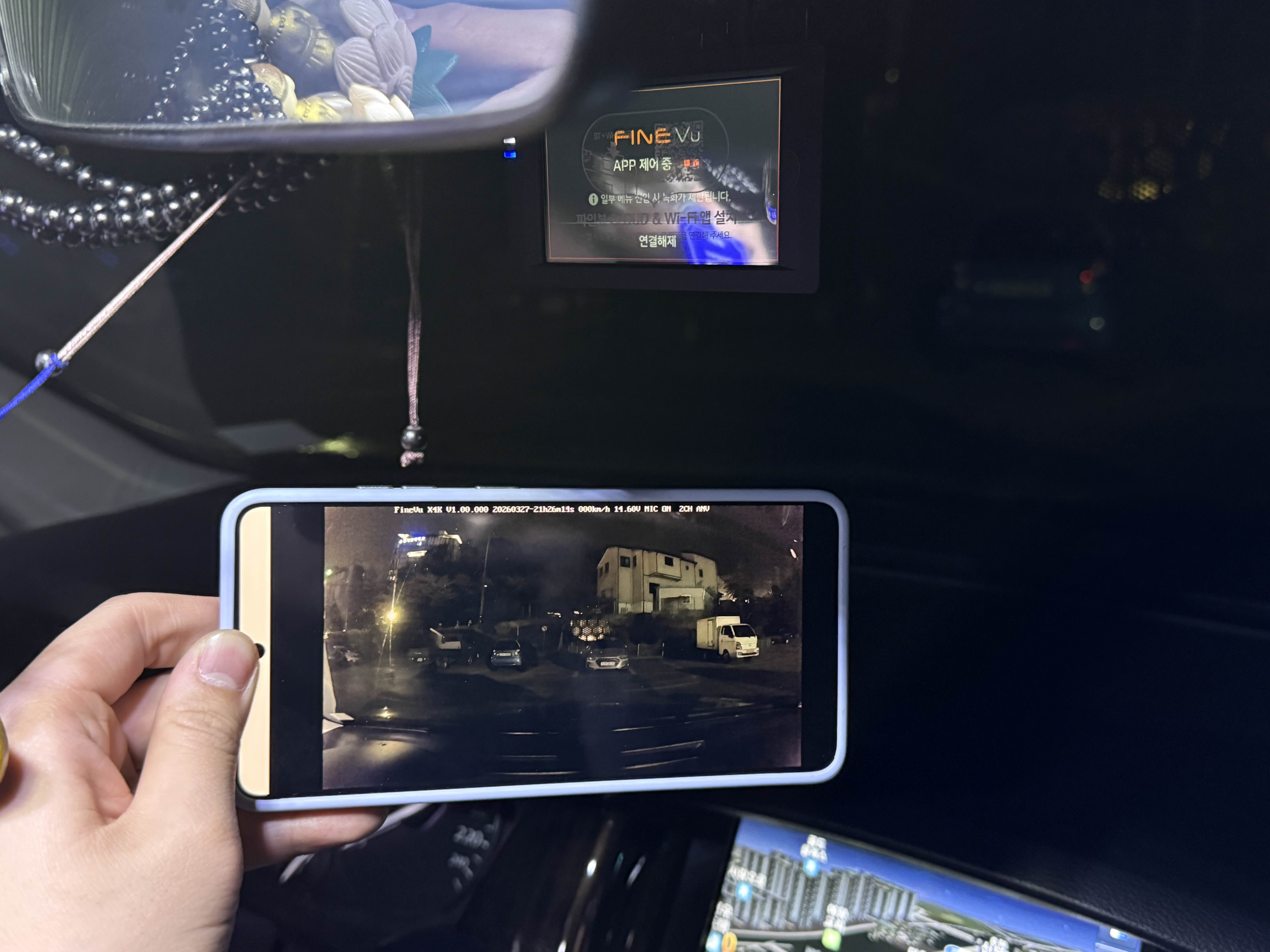 르노 SM5 (L43, 2011): 블랙박스 장착, 파인뷰 X4K