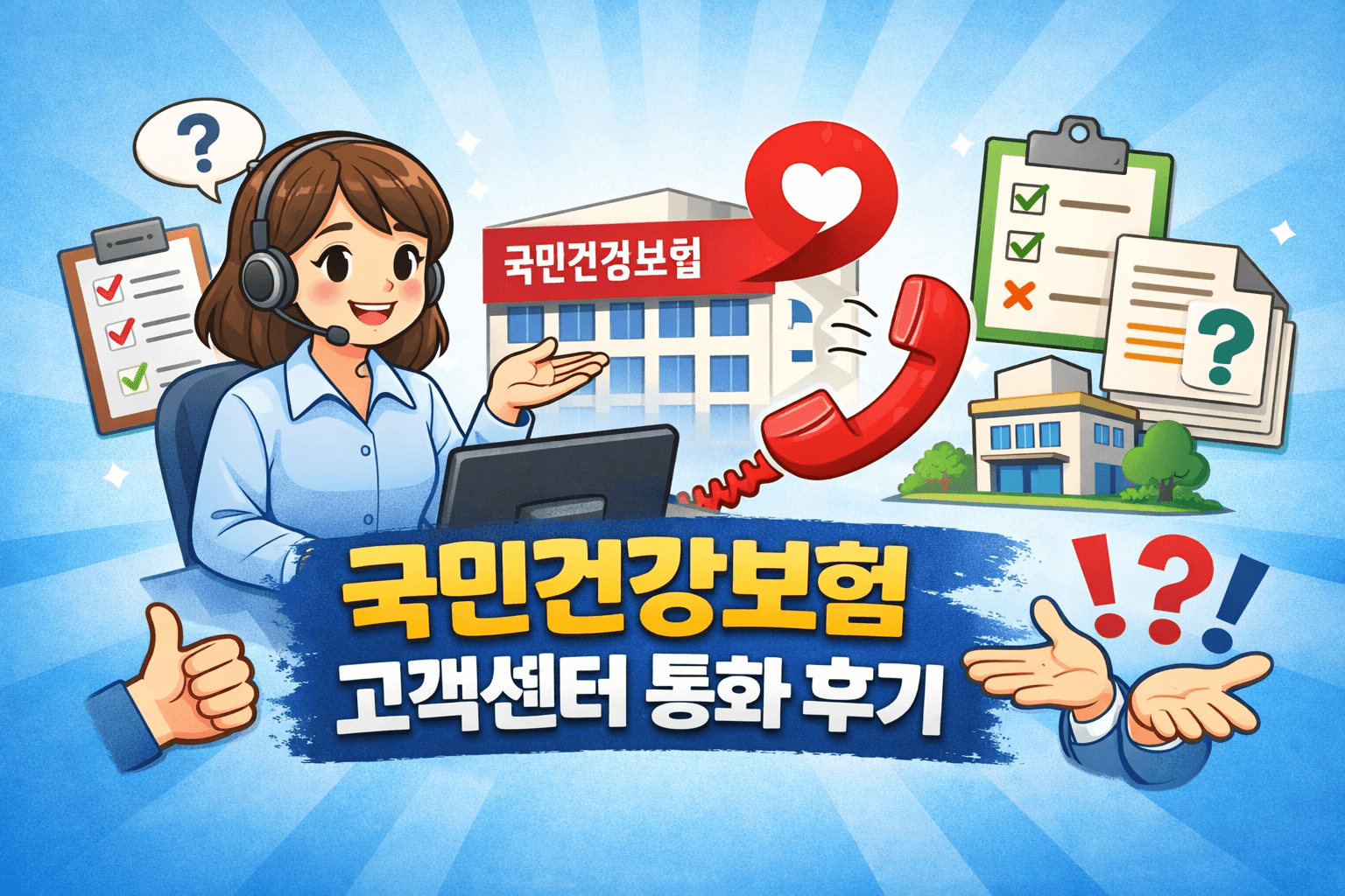 국민건강보험 고객센터에 직접 전화해 본 리얼 후기