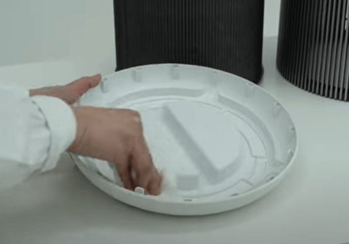 위닉스 공기청정기 타워엣지 필터 청소방법 청소주기 하단 청소