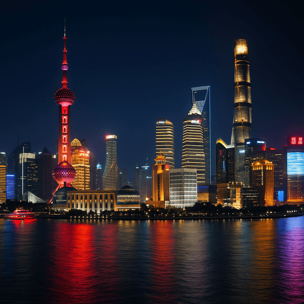 상하이 야경