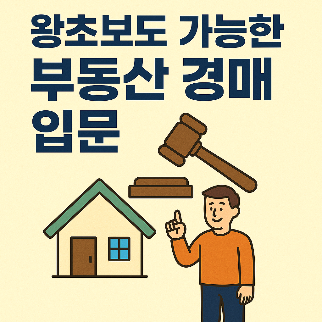 왕초보도 가능한 부동산 경매 입문 + 필수 용어 10가지
