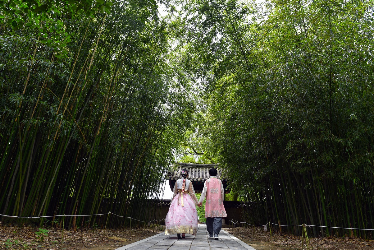전주한옥마을 경기전의 길거리 사진