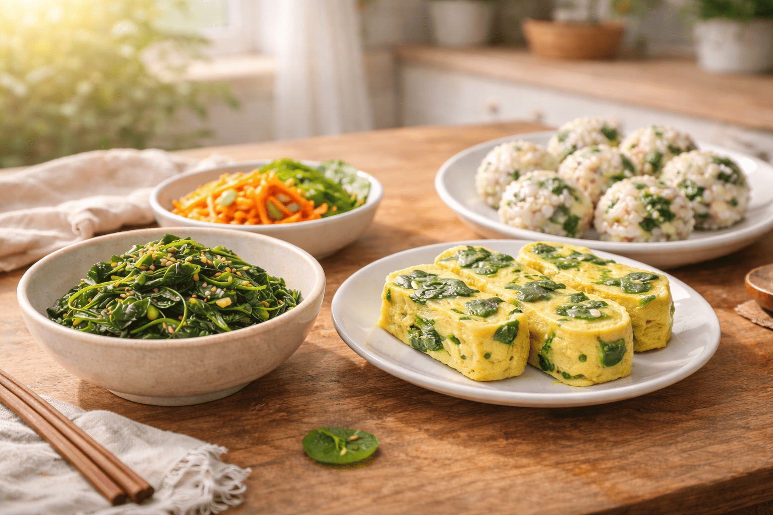 아이반찬으로 활용하는 시금치 요리법