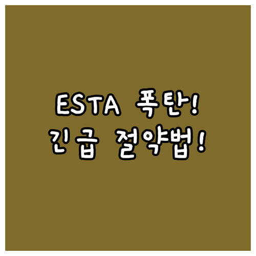 ESTA 수수료 40달러 인상 확정!..