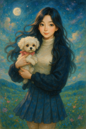 커플, 반려동물 캐릭터화