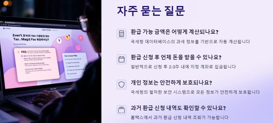 국세청 원클릭 환급 서비스: 환급대상자, 신청방법, 지급시기