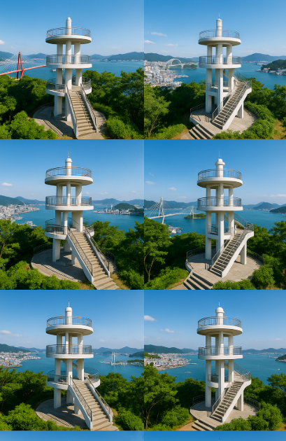 자산공원 전망대 사진