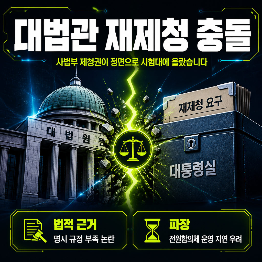 대법관 재제청 충돌