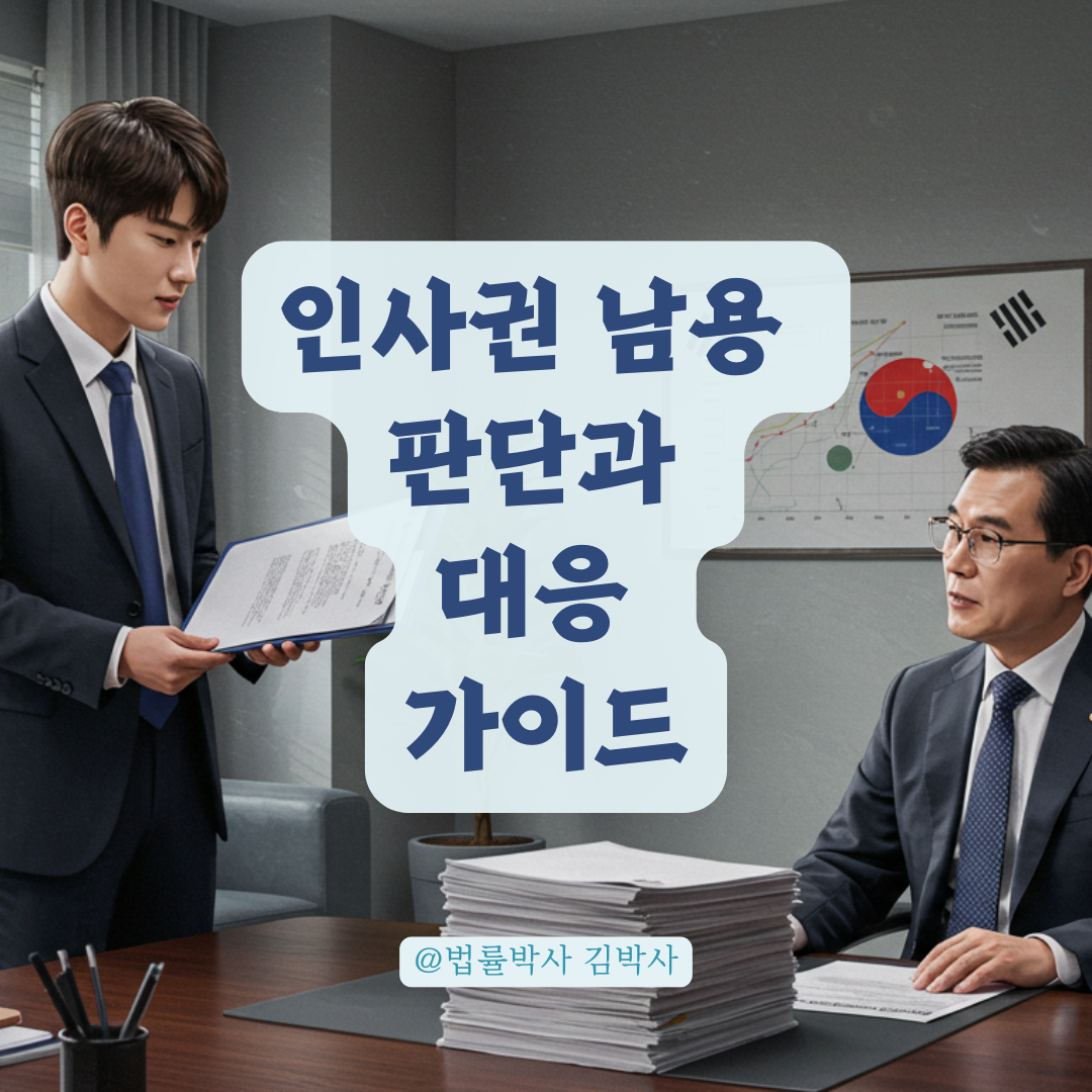 직장 상사의 인사권 남용, 협박으로 느껴졌다면 이 기준을 확인하세요.