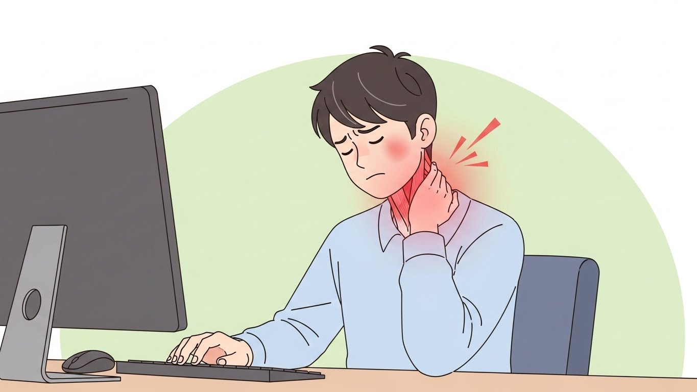 목통증 일러스트