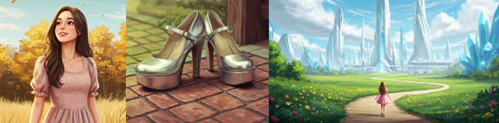 에멜라드 시티 판타지 세계관 (창작 컨셉 아트 이미지 : Midjourney 제작 / Photoshop 편집 포함)
 에멜라드 시티 판타지 세계관 (창작 컨셉 아트 이미지 : Midjourney 제작 / Photoshop 편집 포함) * 본 이미지는 특정 브랜드 및 회사 또는 상업적 IP와 관련 없는 독창적인 창작물입니다.