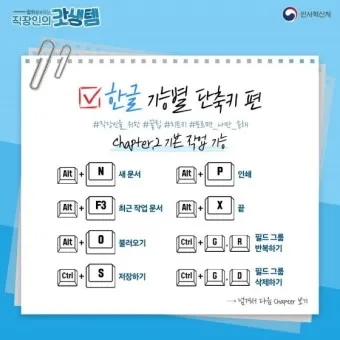 한글 단축키 모음 총정리_13