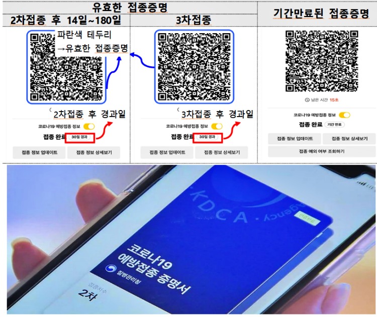 방역 패스 앱 쿠브