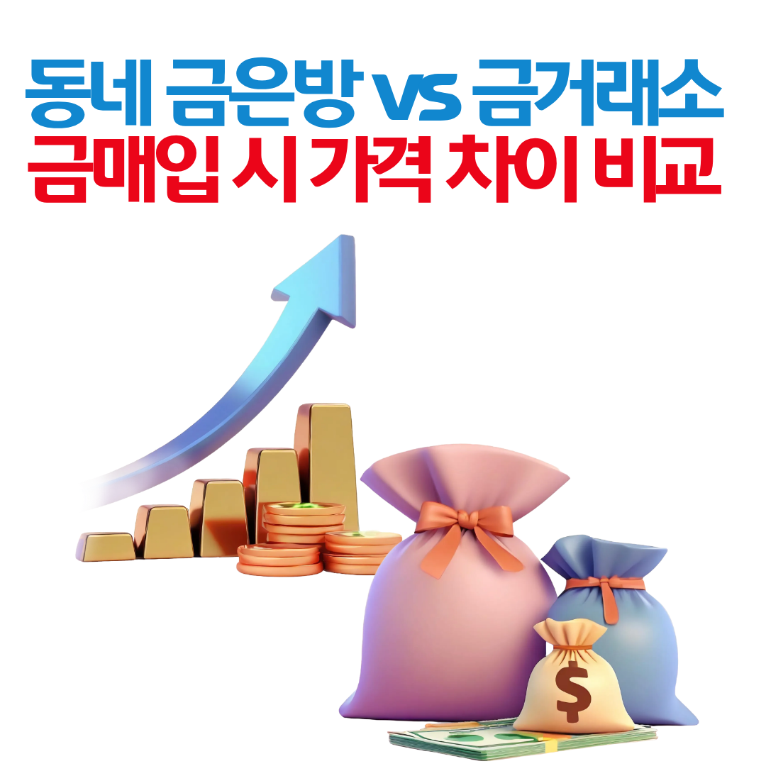 동네 금은방 vs 금거래소, 금매입 시 가격 차이 비교