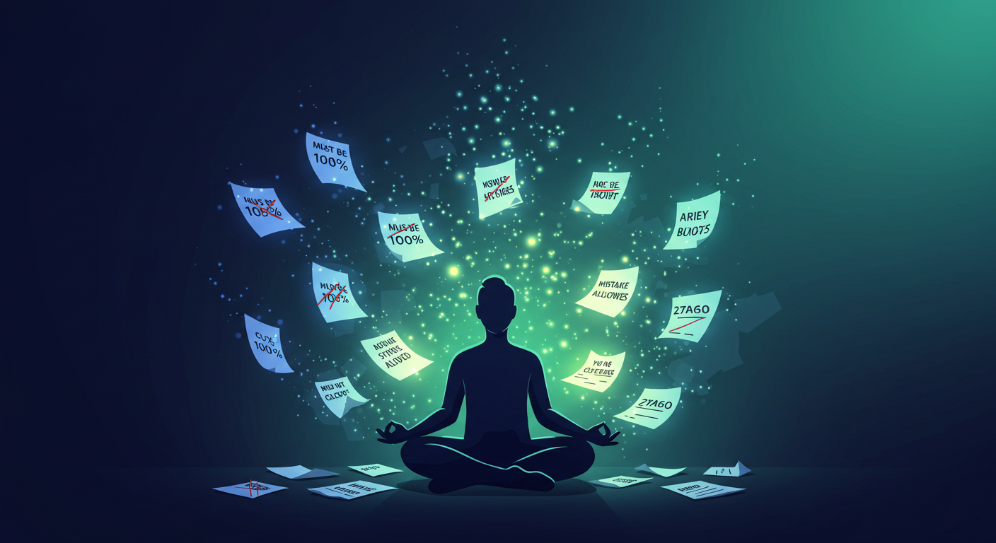 완벽주의조심 마음챙김 우울증 조울증 건강상식