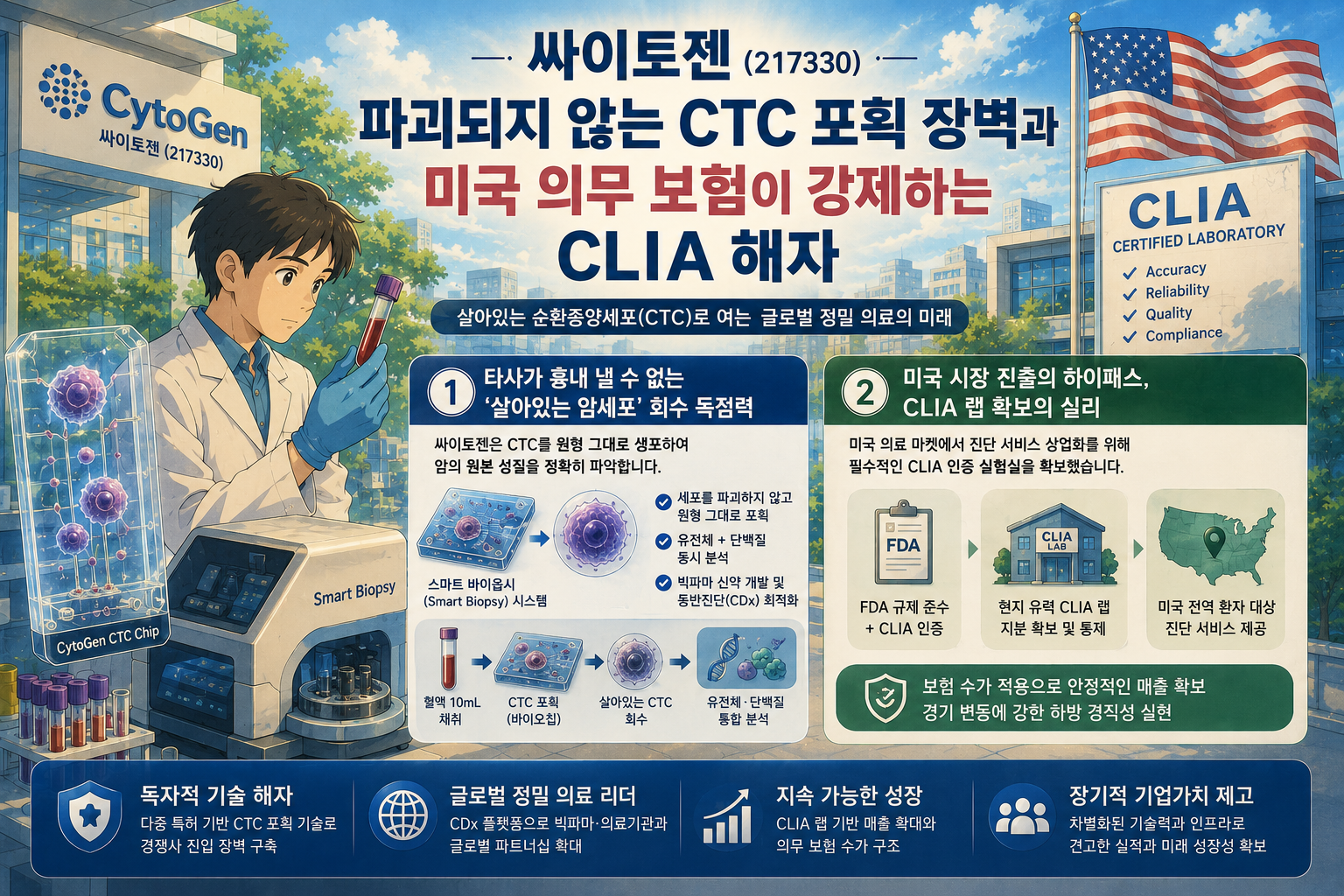 싸이토젠, CTC 기술 혁신