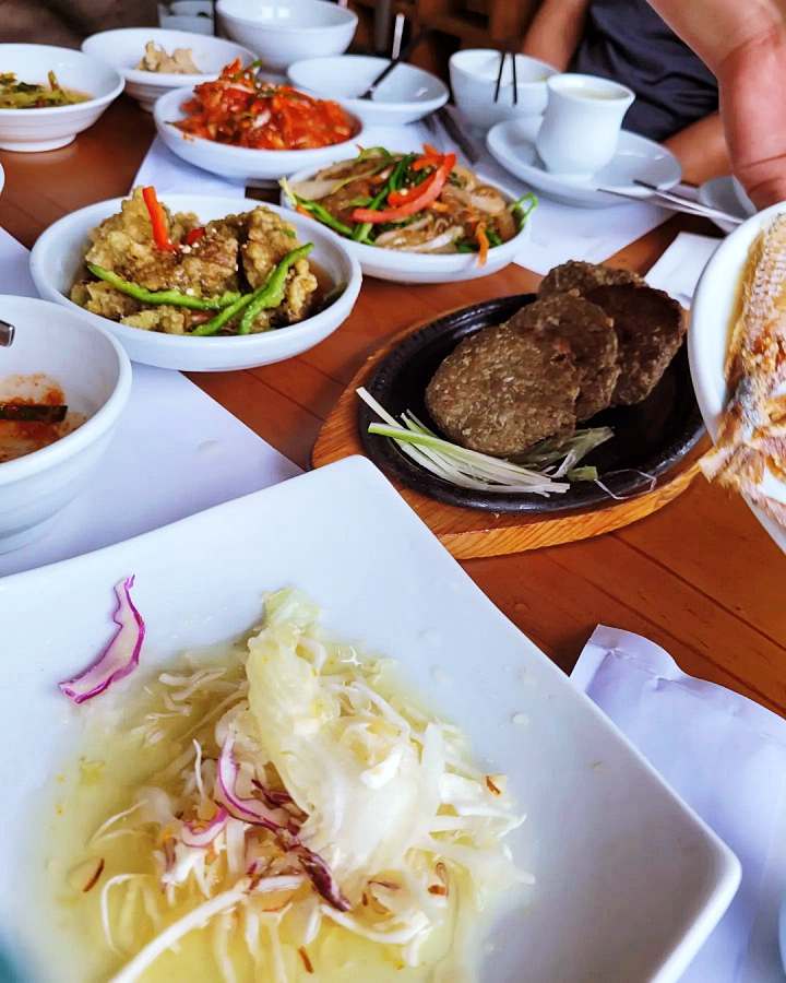 이만기 동네한바퀴 보성 녹차 한정식 맛집 녹차떡갈비 녹차전 녹차묵 소개