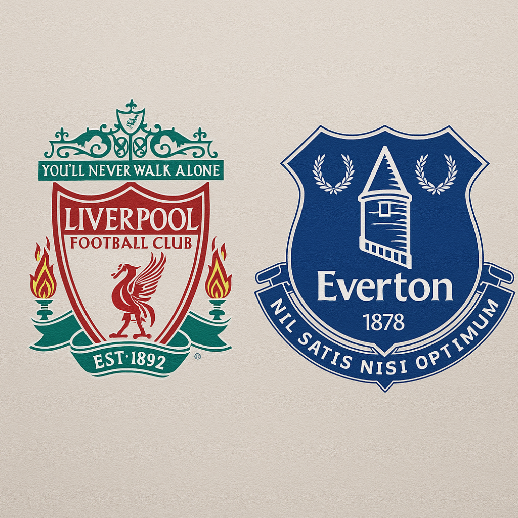 리버풀과 에버튼의 엠블럼 이미지