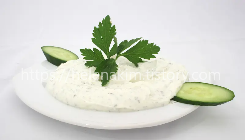 장내 유익균이 많은 그릭 요거트.