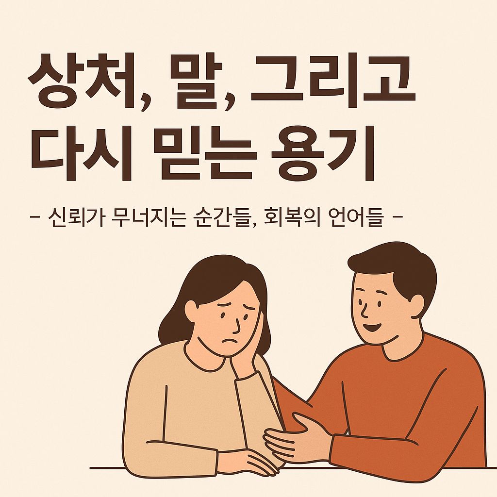상처, 말, 그리고 다시 믿는 용기