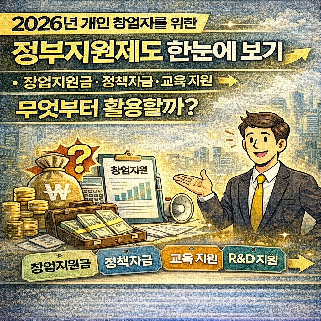 창업 정부지원제도