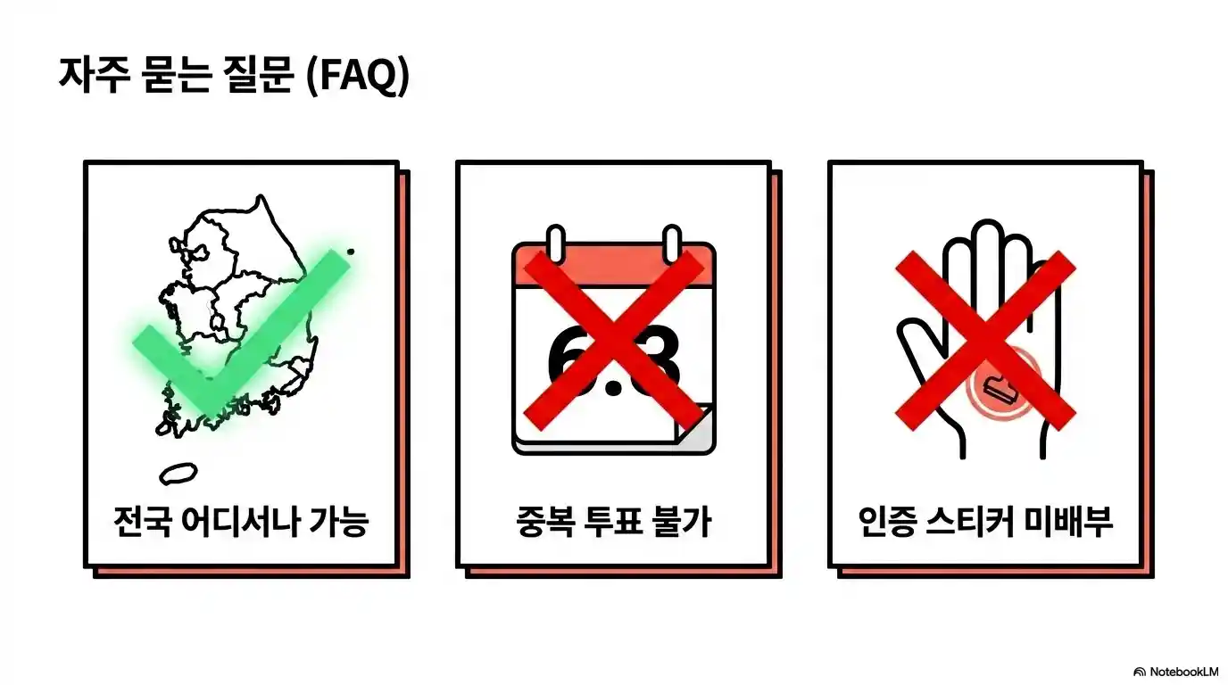 사전투표 자주 묻는 질문