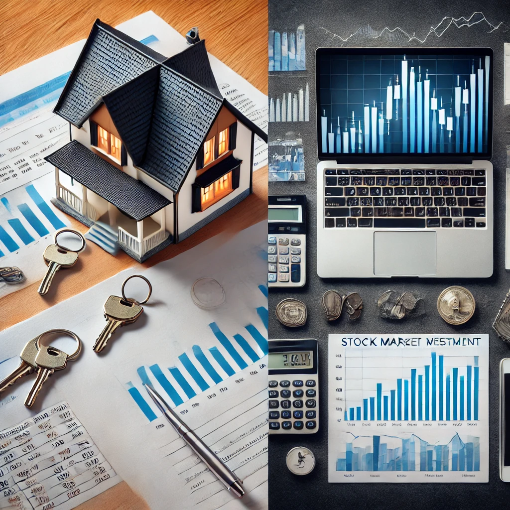 부동상vs주식 재테크 사진