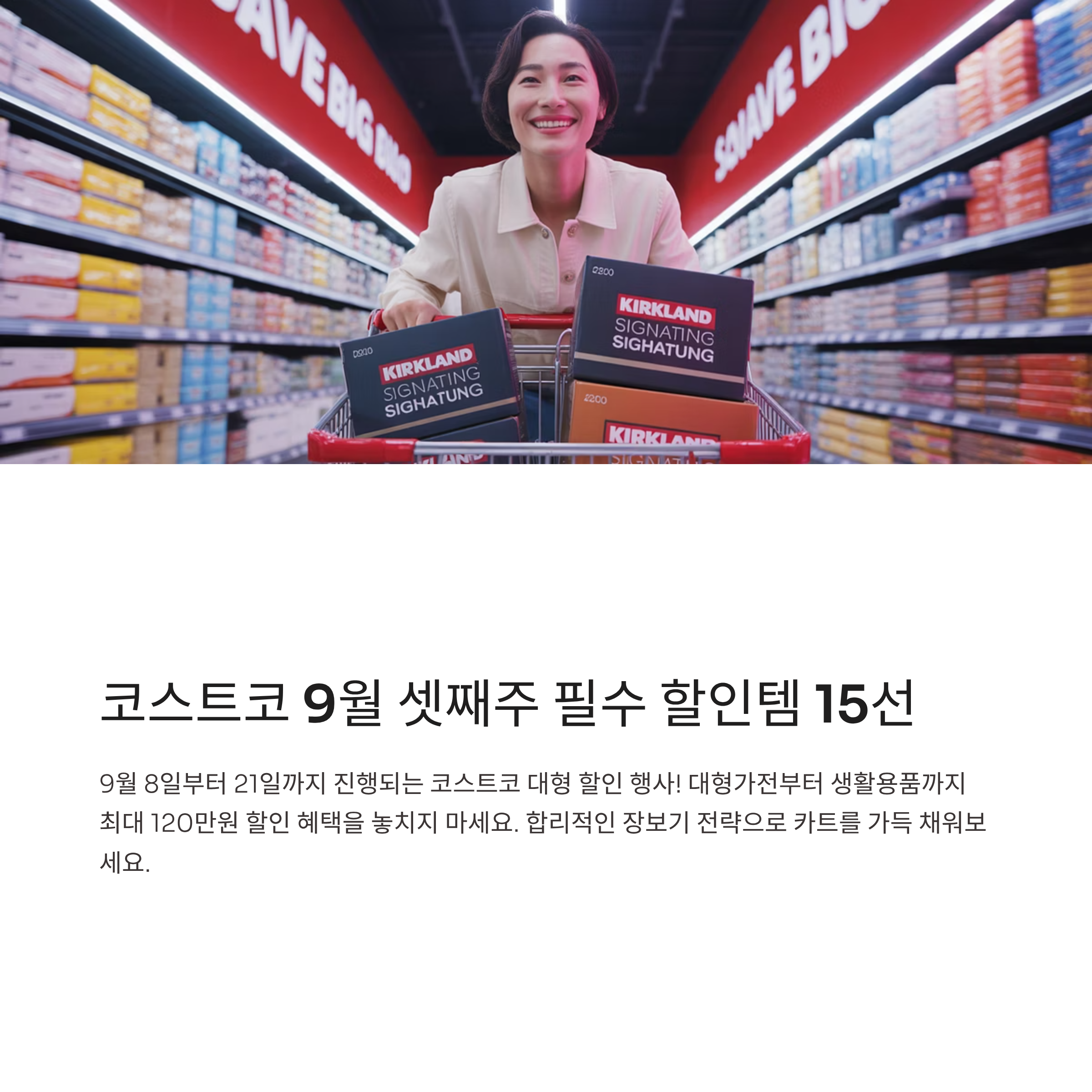 코스트코 할인 9월 셋째주 필수 추천템 15선