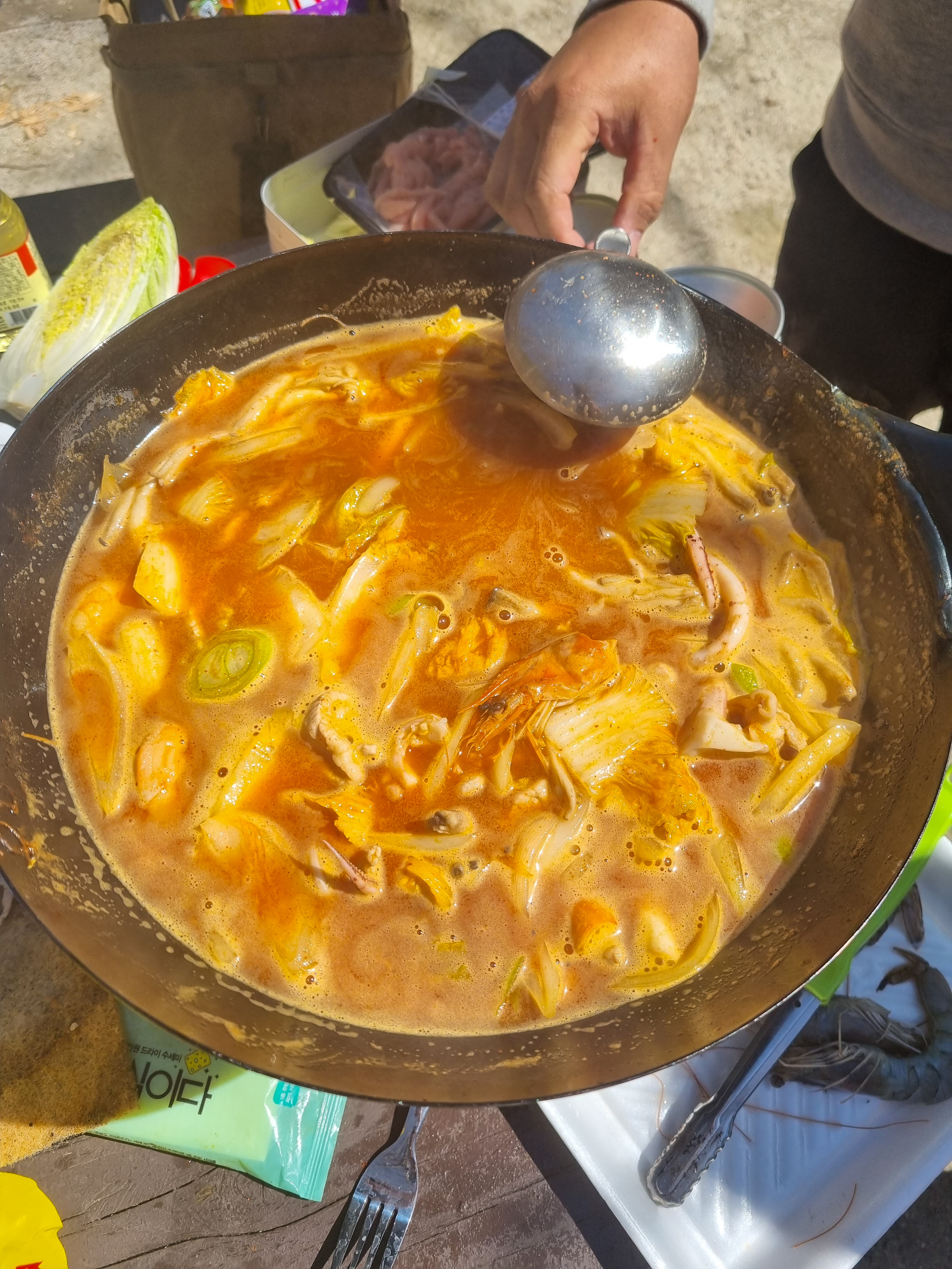 짬뽕에서 부대찌개가 되어가는 과정