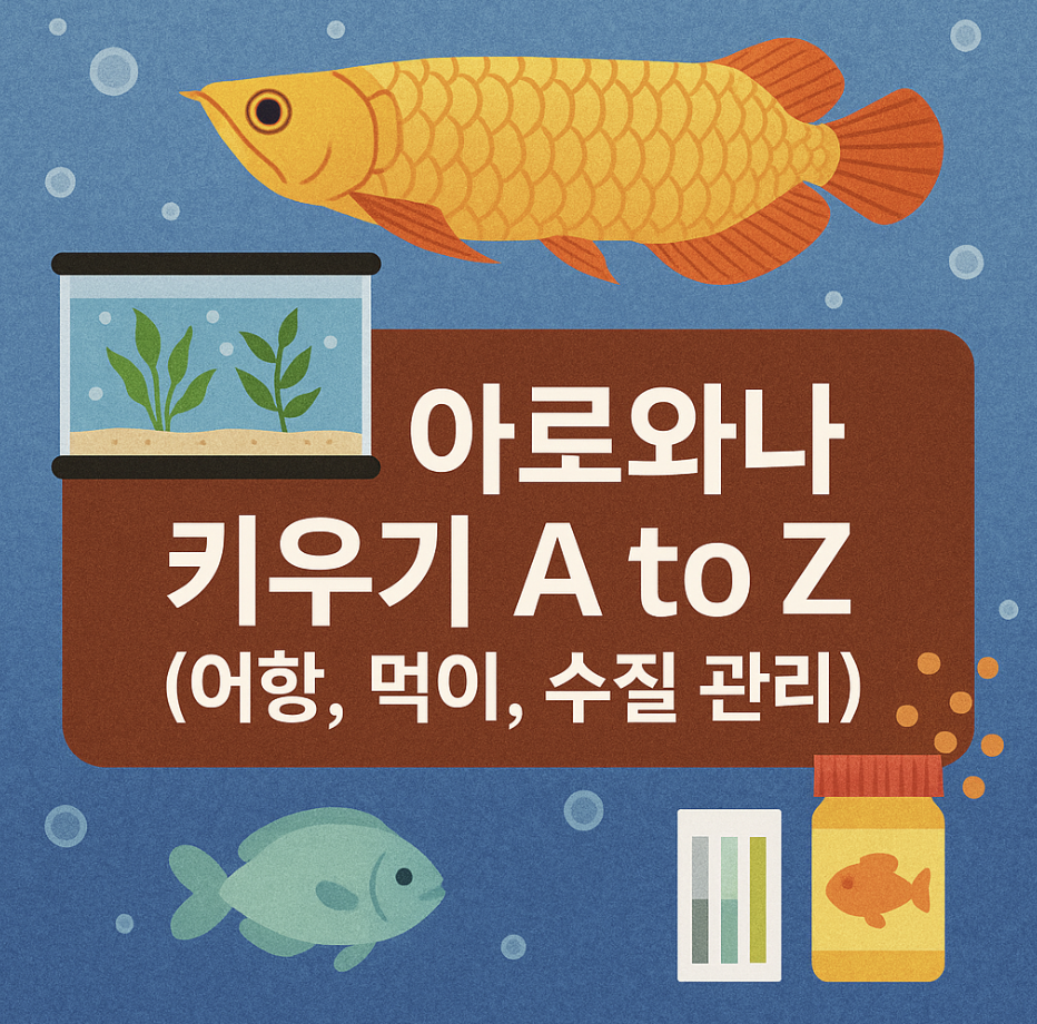 아로와나 키우기 A to Z (어항, 먹이, 수질 관리)