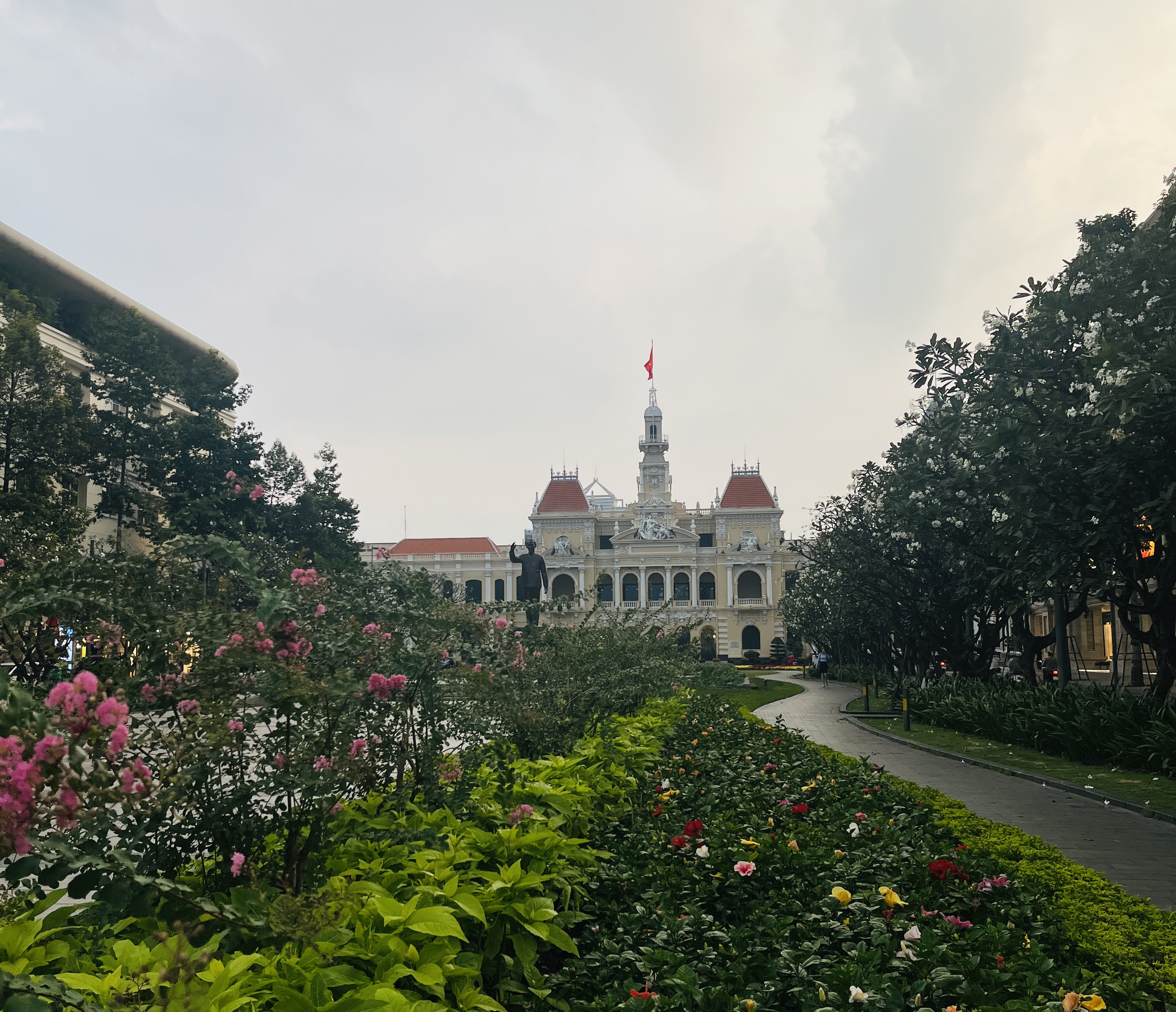 호치민의 광장모습