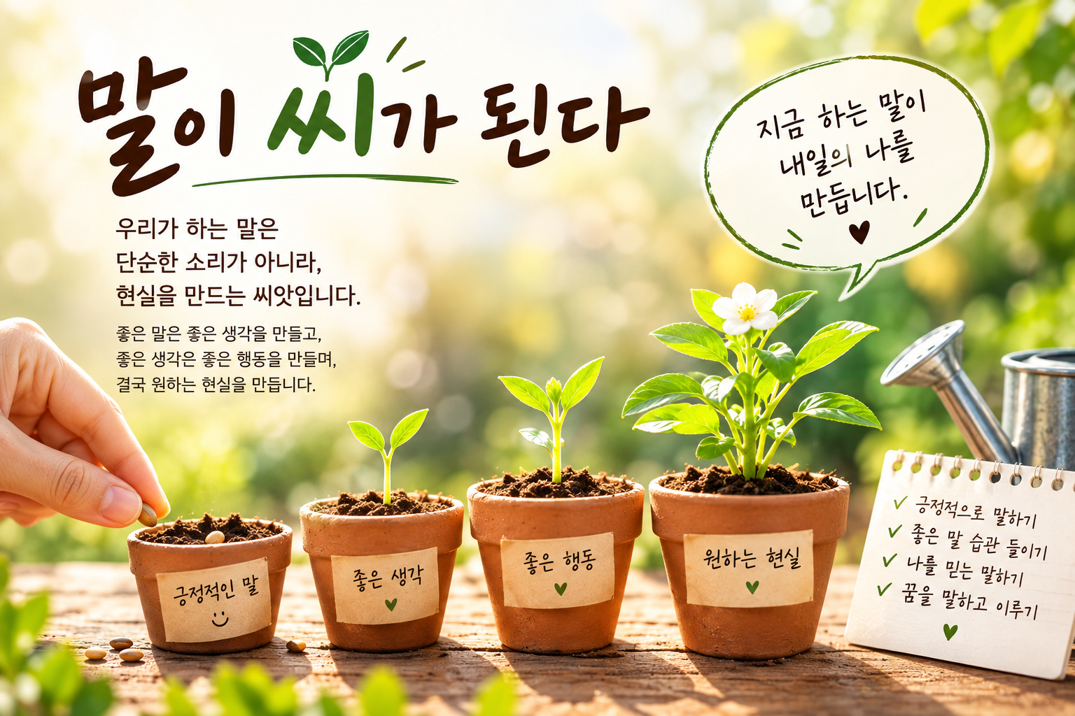 말이 씨가 된다