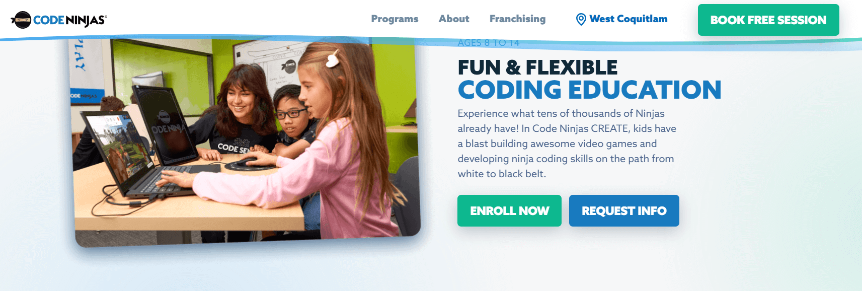 CodeNinjas 사설 교육 무료 수업 등록 방법