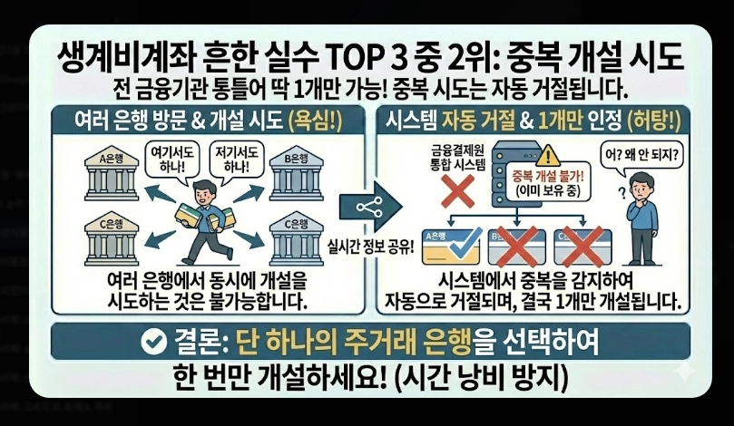 압류방지통장 개설 방법 완벽가이드 [2026년] 전국민 생계비계좌 신청 5단계