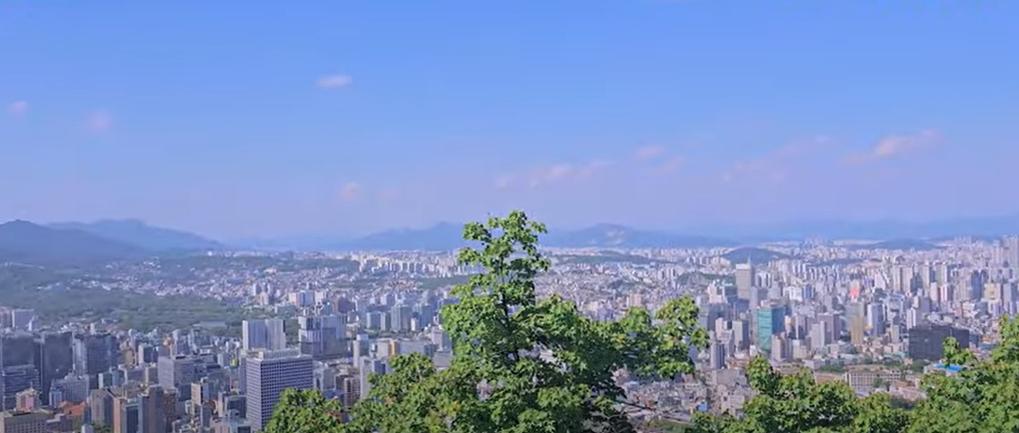 서울타워에서바라본전망