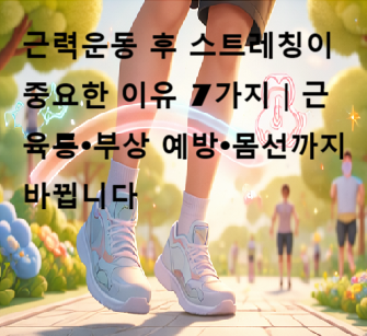 근력운동 후 스트레칭이 중요한 이유 7가지|근육통·부상 예방·몸선까지 바뀝니다