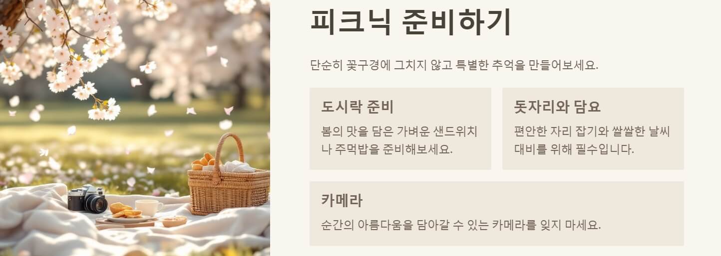 2025년 벚꽃 개화시기