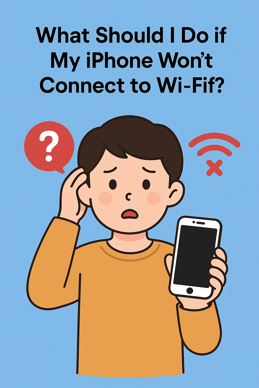 아이폰 와이파이 연결이 안 될 때 어떻게 해야 하나요