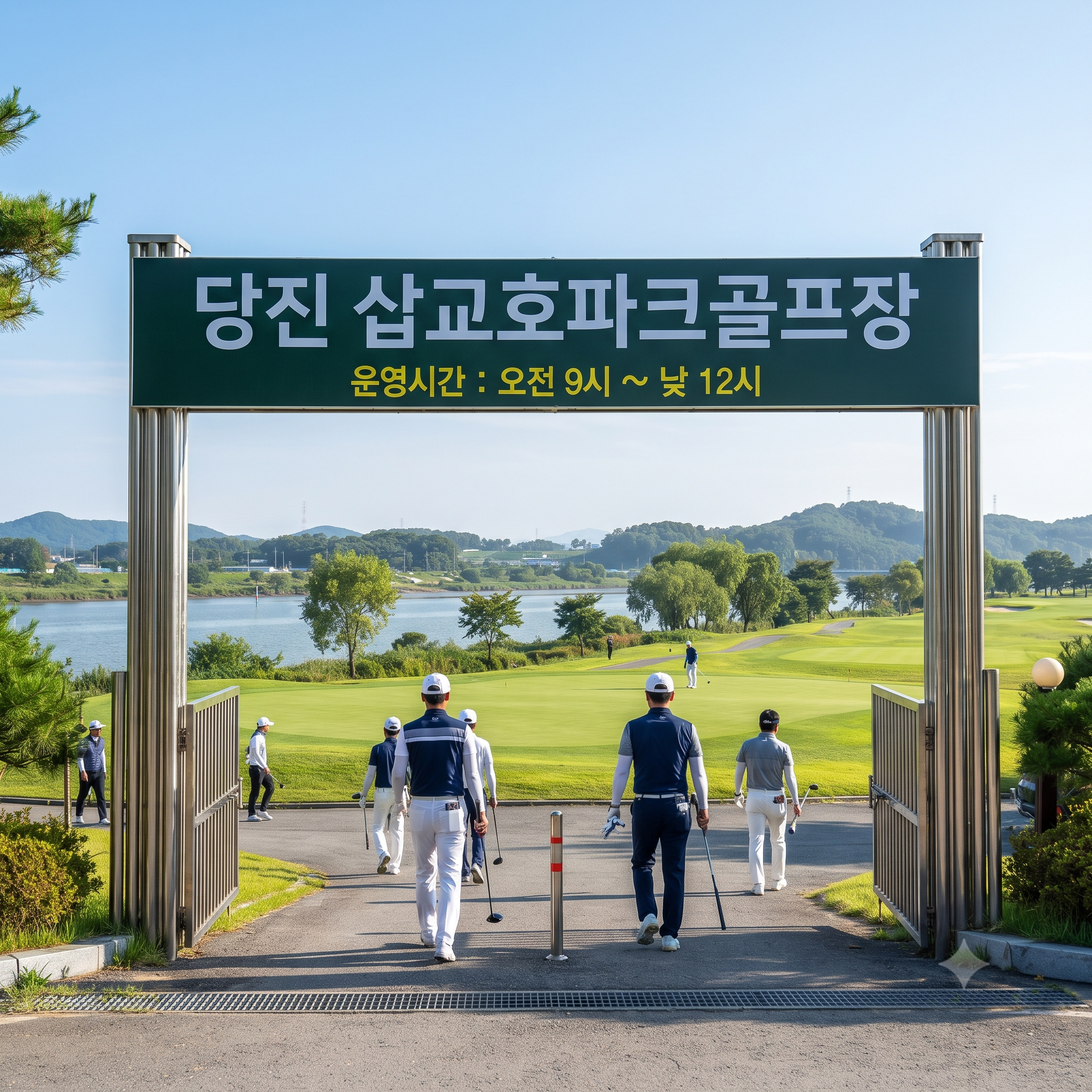 경치 좋은 물가에서 18홀 라운딩, 충남 당진 삽교호파크골프장 이용꿀팁 핵심정리 (위치, 코스, 이용시간, 요금, 예약방법 등)