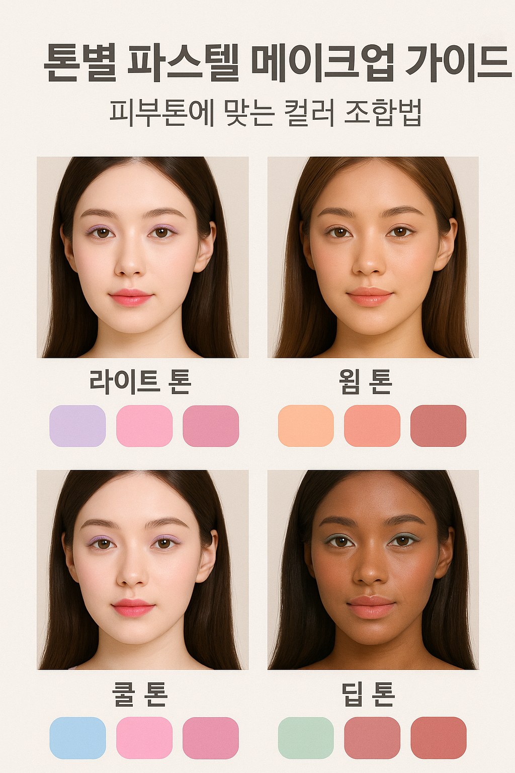 파스텔 메이크업