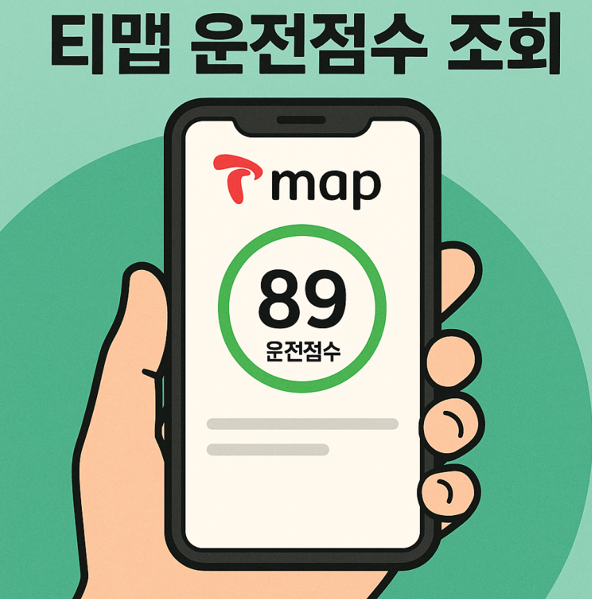 티맵 운전점수 조회