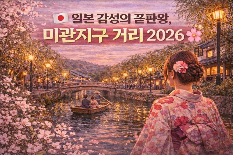 일본 감성의 끝판왕, 미관지구 거리