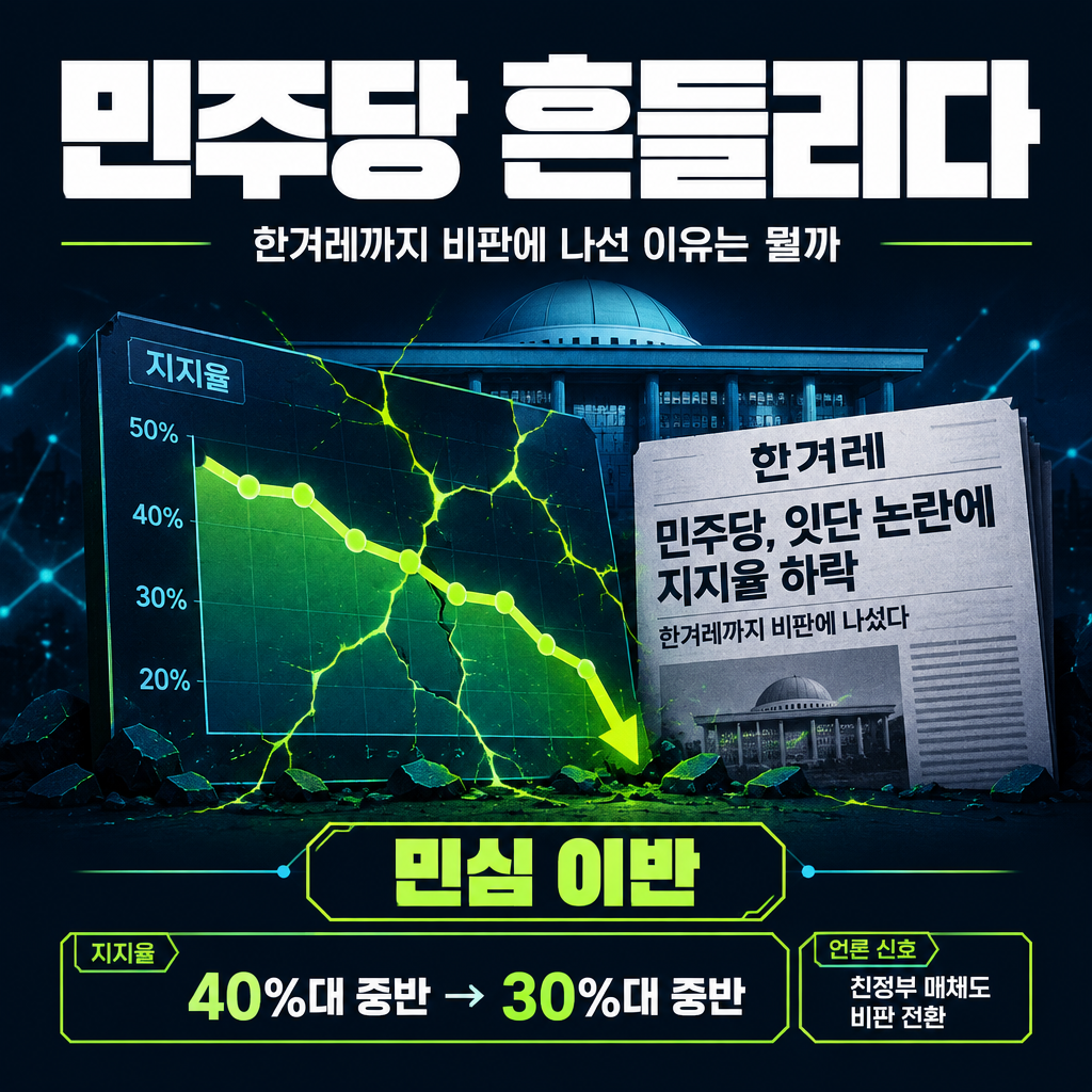 민주당 흔들리다
