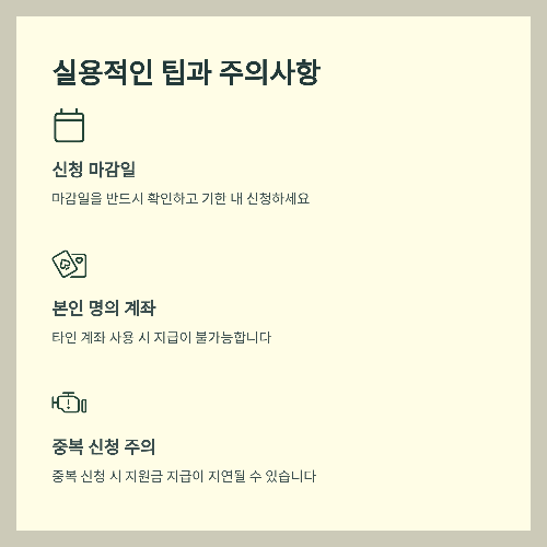 실용적인 팁과 주의사항