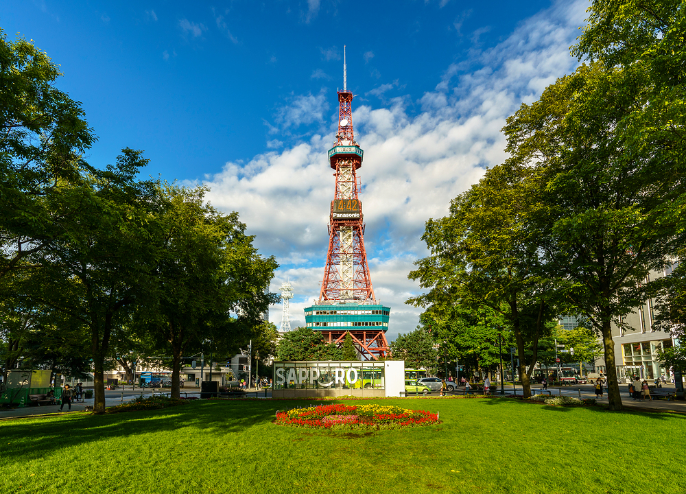 오호리 공원 삿포로 TV타워