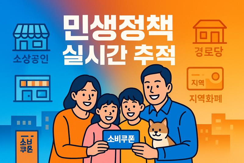 이재명 정부 민생지원정책 실시간 추적 ❘ 시행&middot;추진&middot;검토 현황
