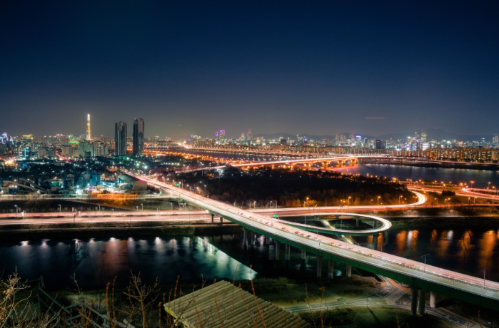 서울 야경 명소 응봉산 팔각정