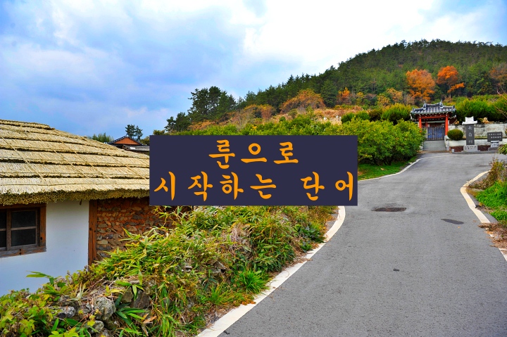 룬으로 시작하는 단어