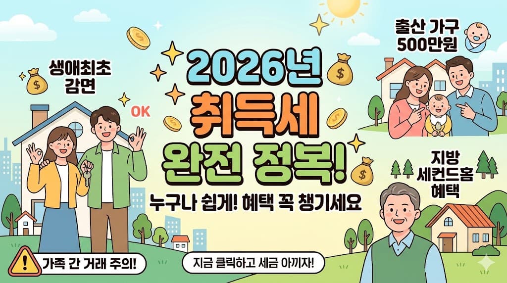 2026 취득세 감면