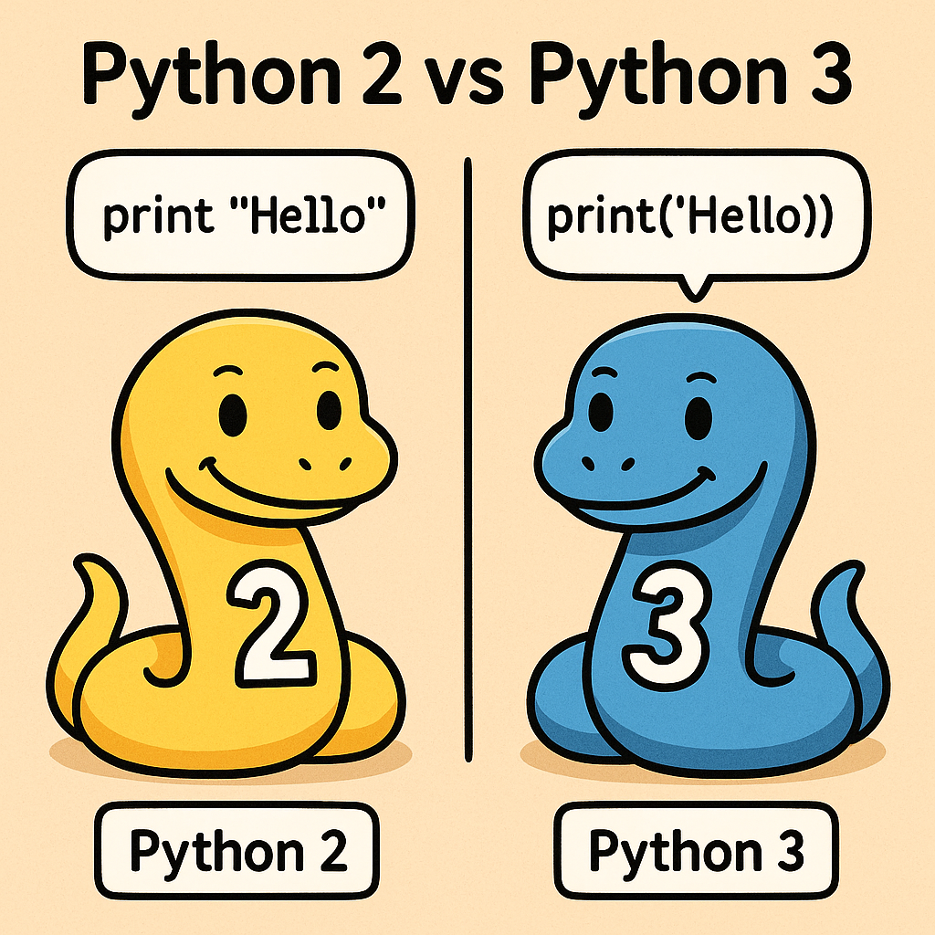 파이썬 버전별 특징 정리 – Python 2 vs Python 3
